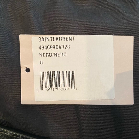 Signature Style Saint Yves Laurent Loulou YSL black on black bag. - Picture 12 of 13